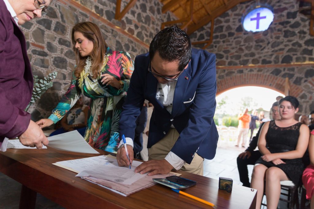 Ceremonia civil en Capilla Cristo Redentor